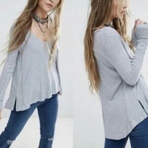 We The Free Malibu Thermal Long Sleeve Top Sz XS